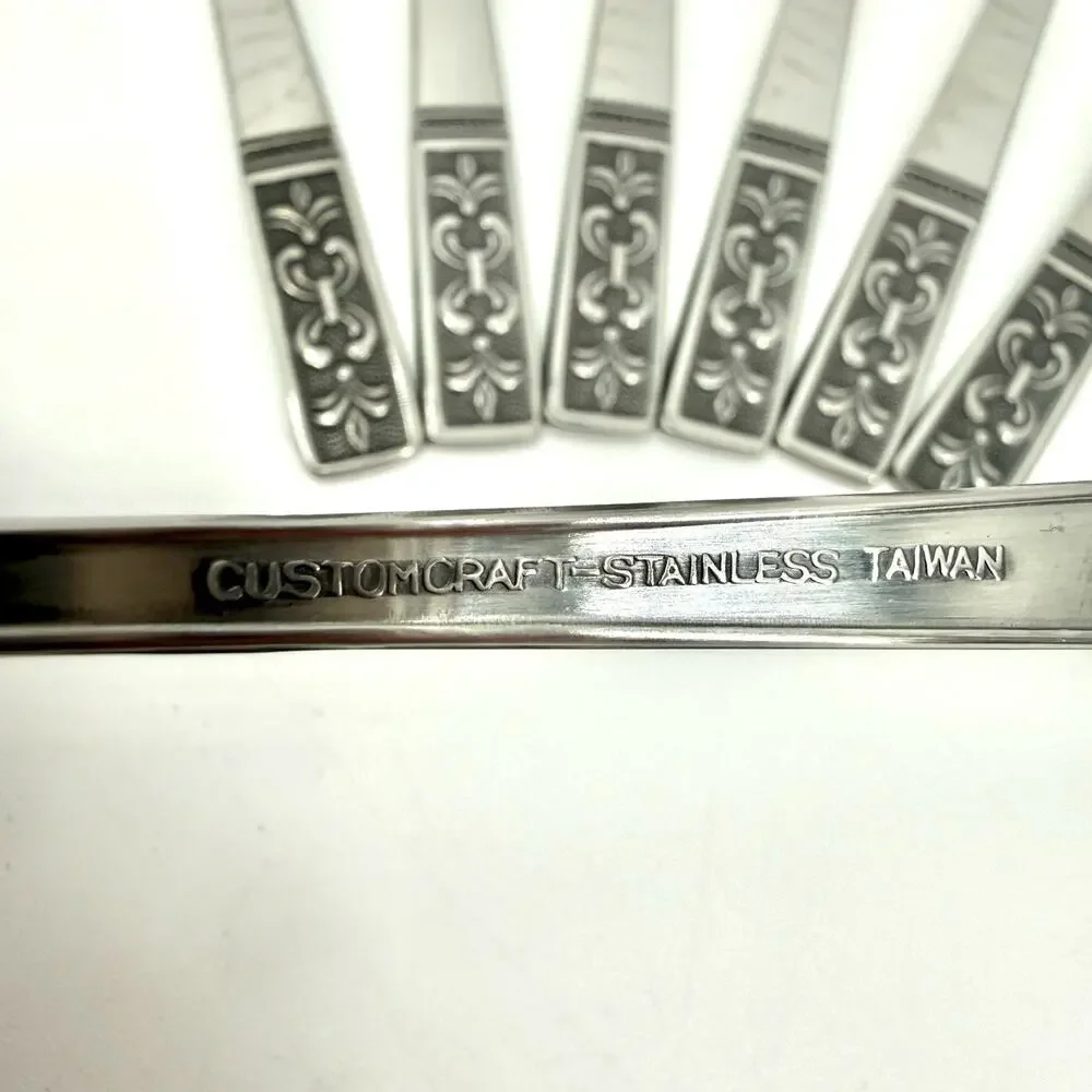 Customcraft set~8 stainless