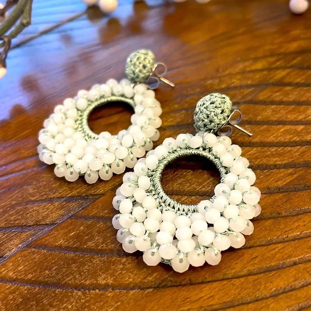 Crystal Bead Earrings