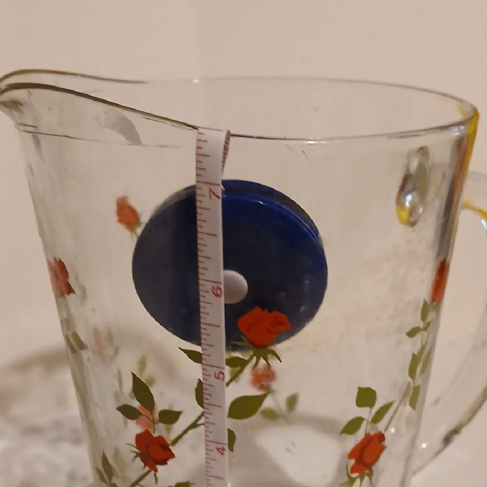 Vintage pitcher glass
