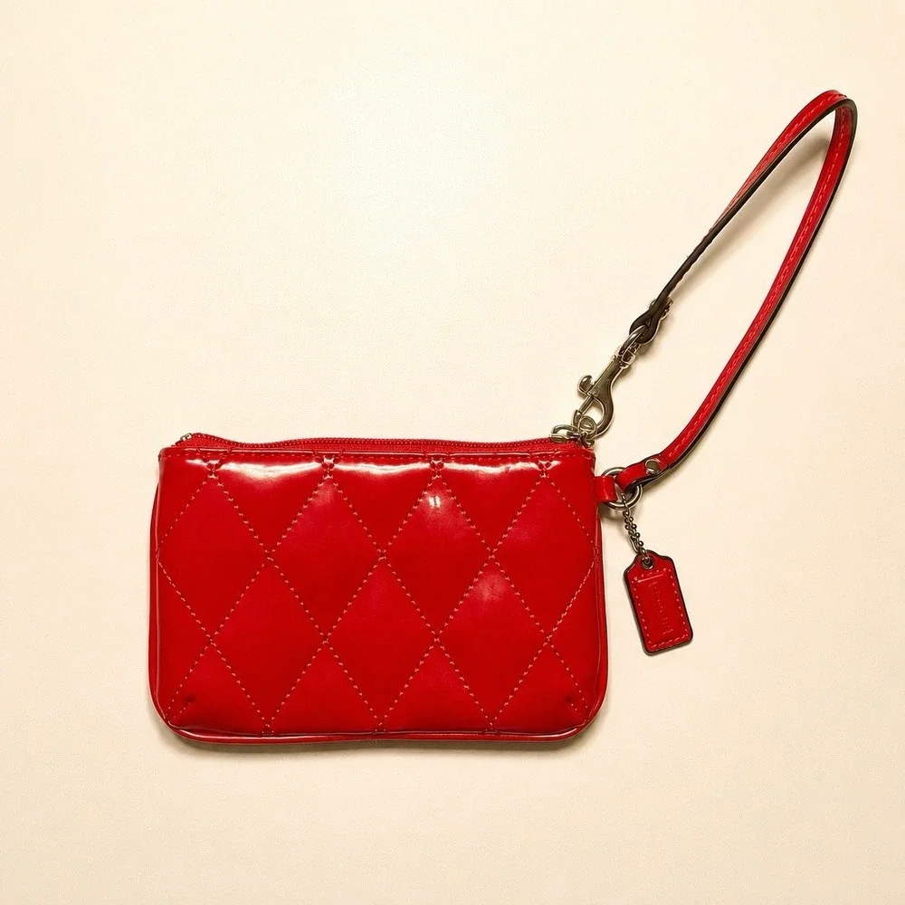 Coach authentic red