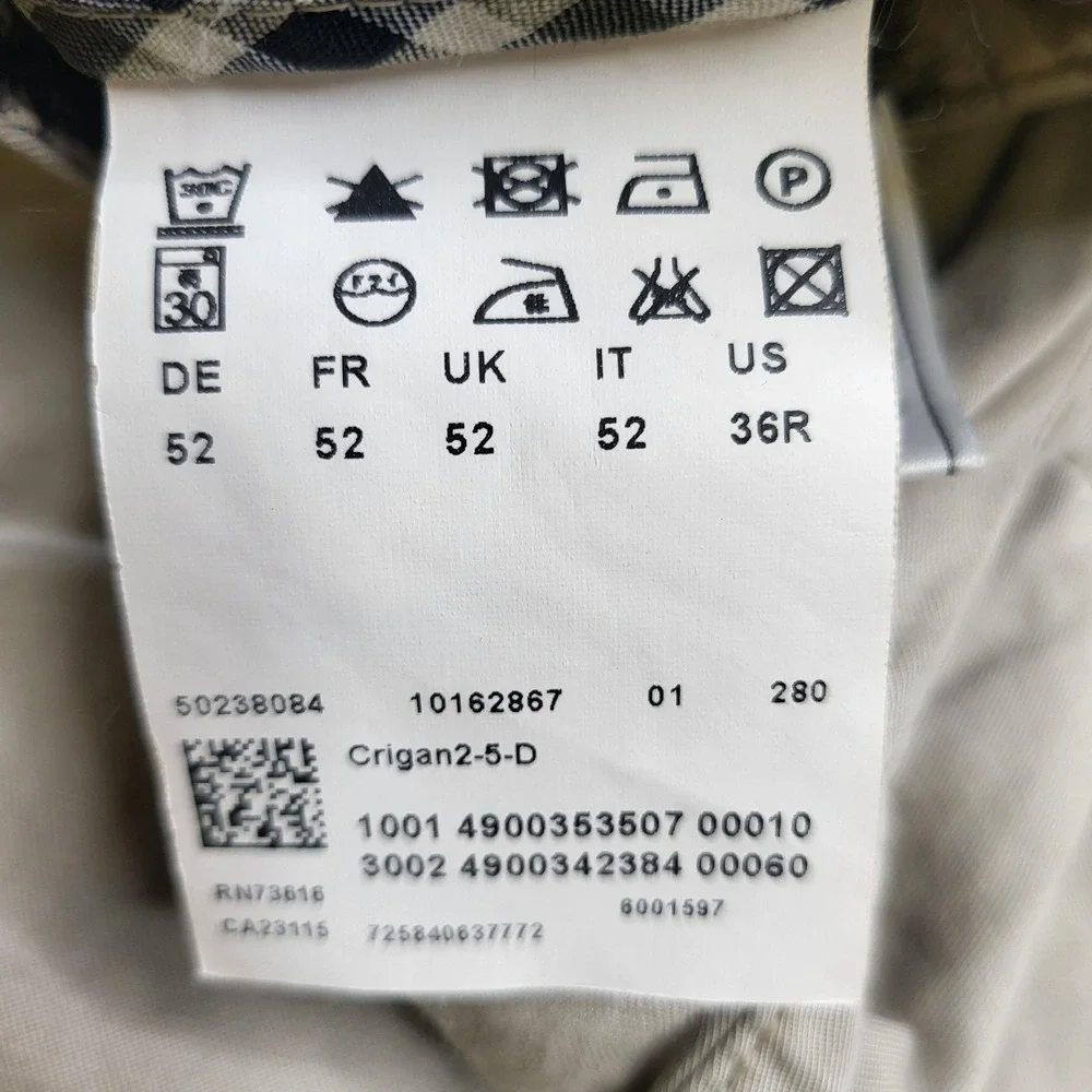 Hugo Boss transfer listing zip