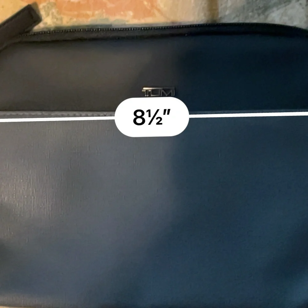 Tumi Black and Gray Toiletry Bags Sleek Durable Design