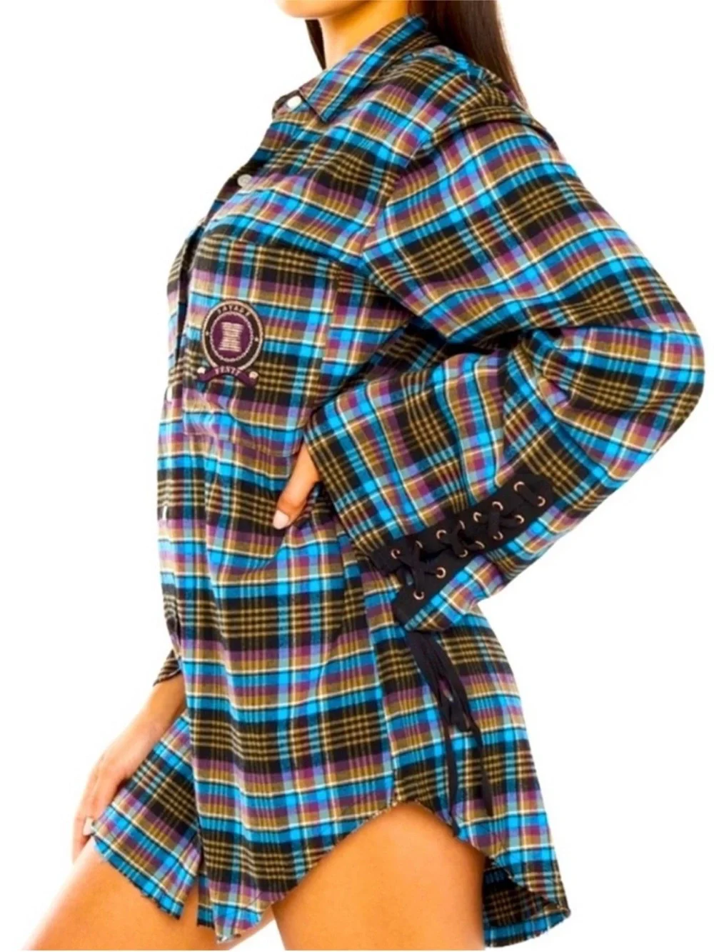 Savage X Fenty relaxed plaid