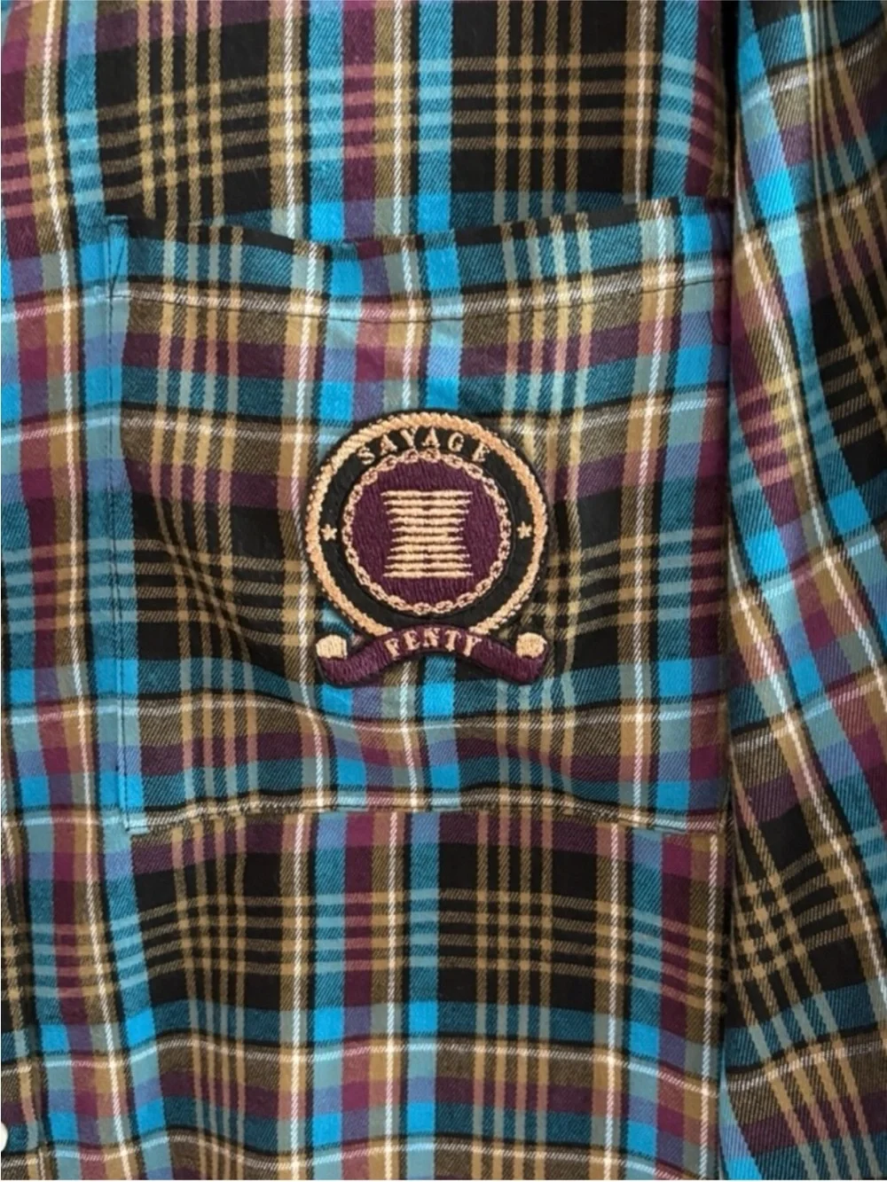 Savage X Fenty relaxed plaid