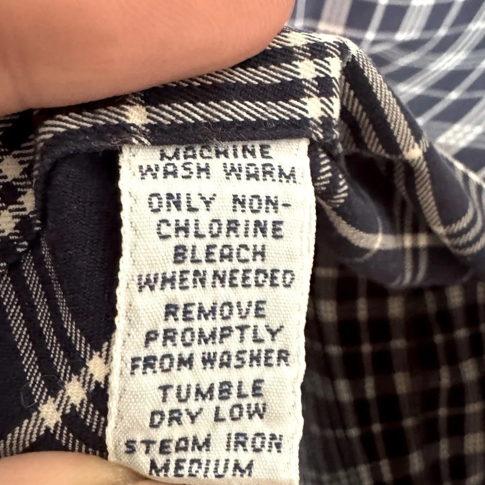 Vintage Polo Ralph Lauren Men's Plaid Cotton Shirt