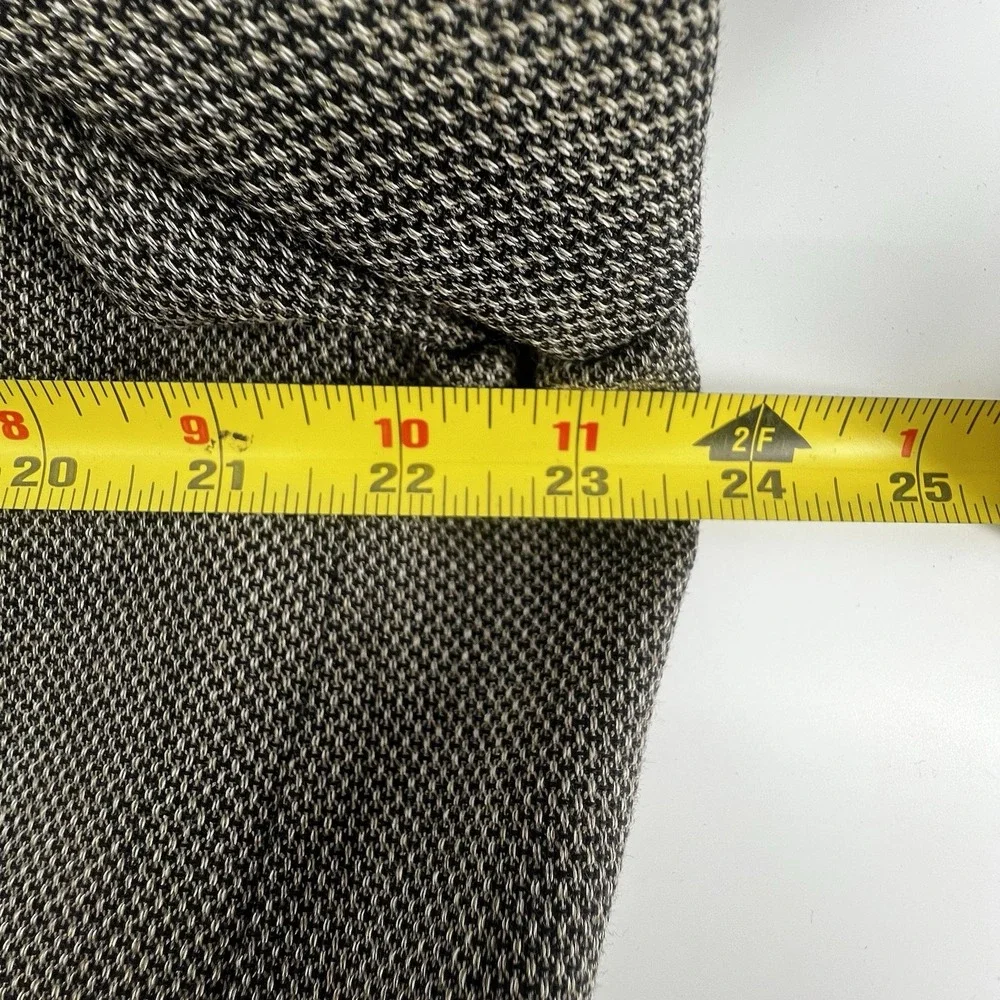 Vintage Lauren Ralph Lauren Men's Blazer 44R Pure New‎ Wool Gray Herringbone