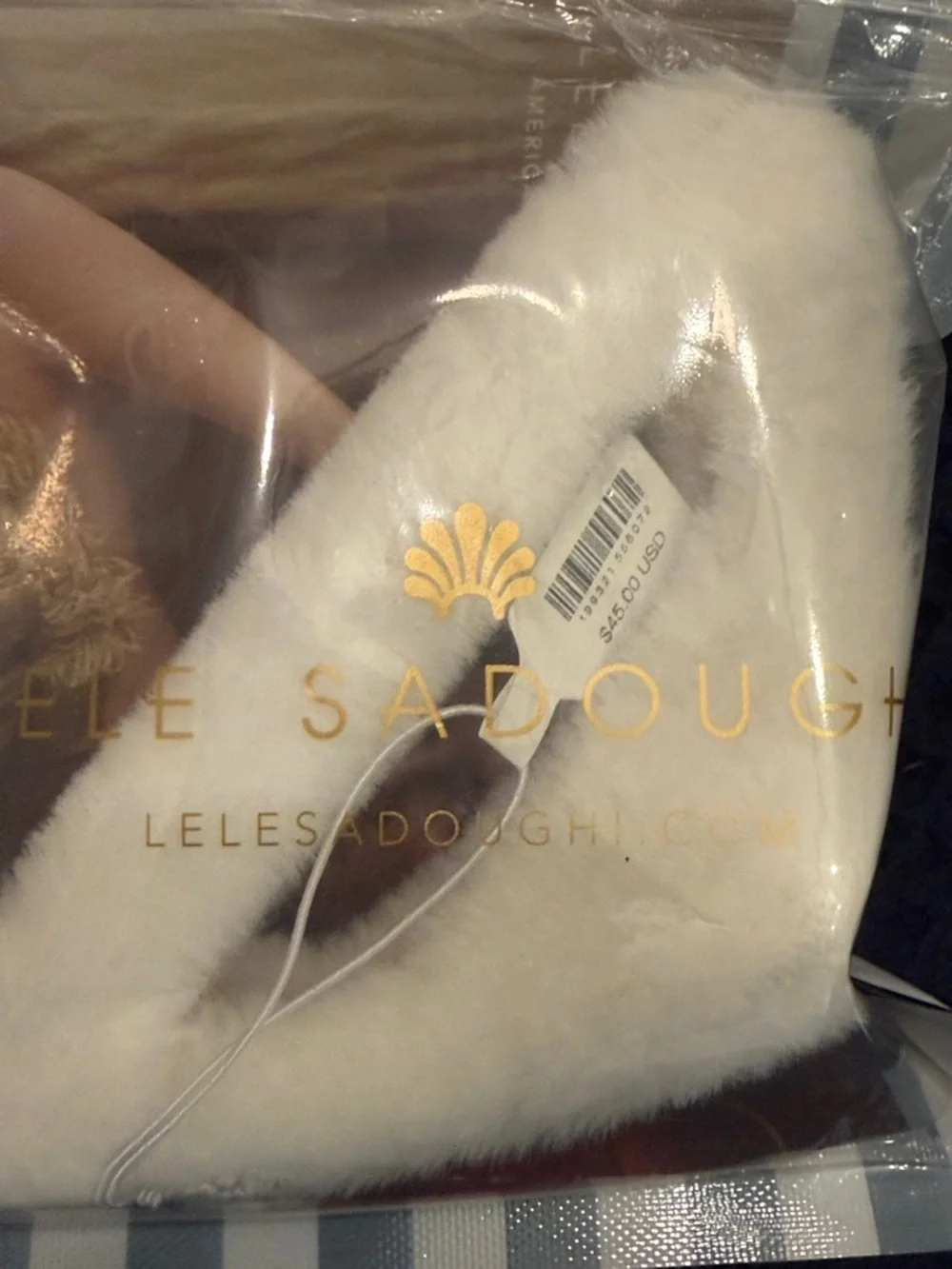 Lele Sadoughi plush faux