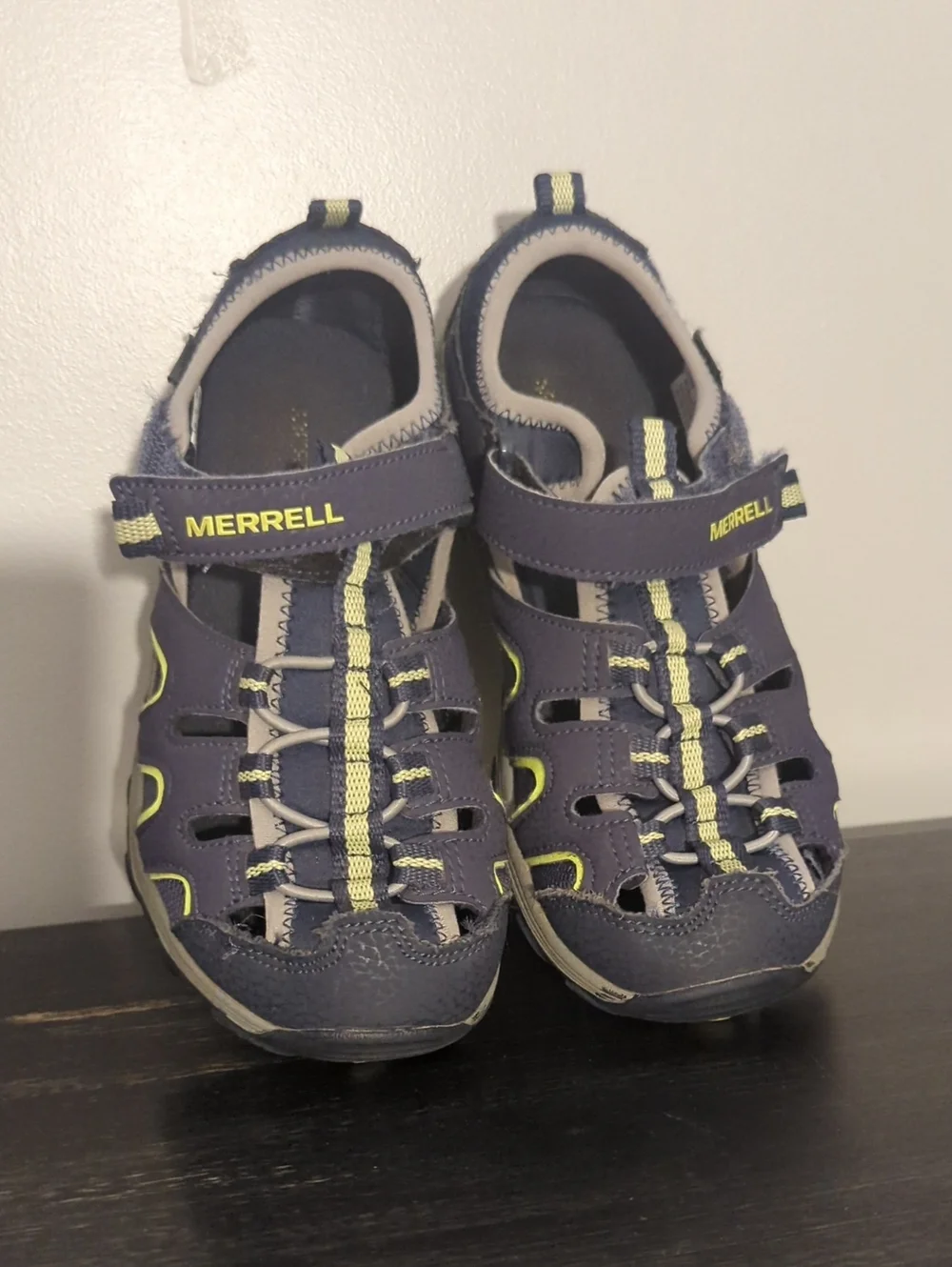 Merrell velcro closure