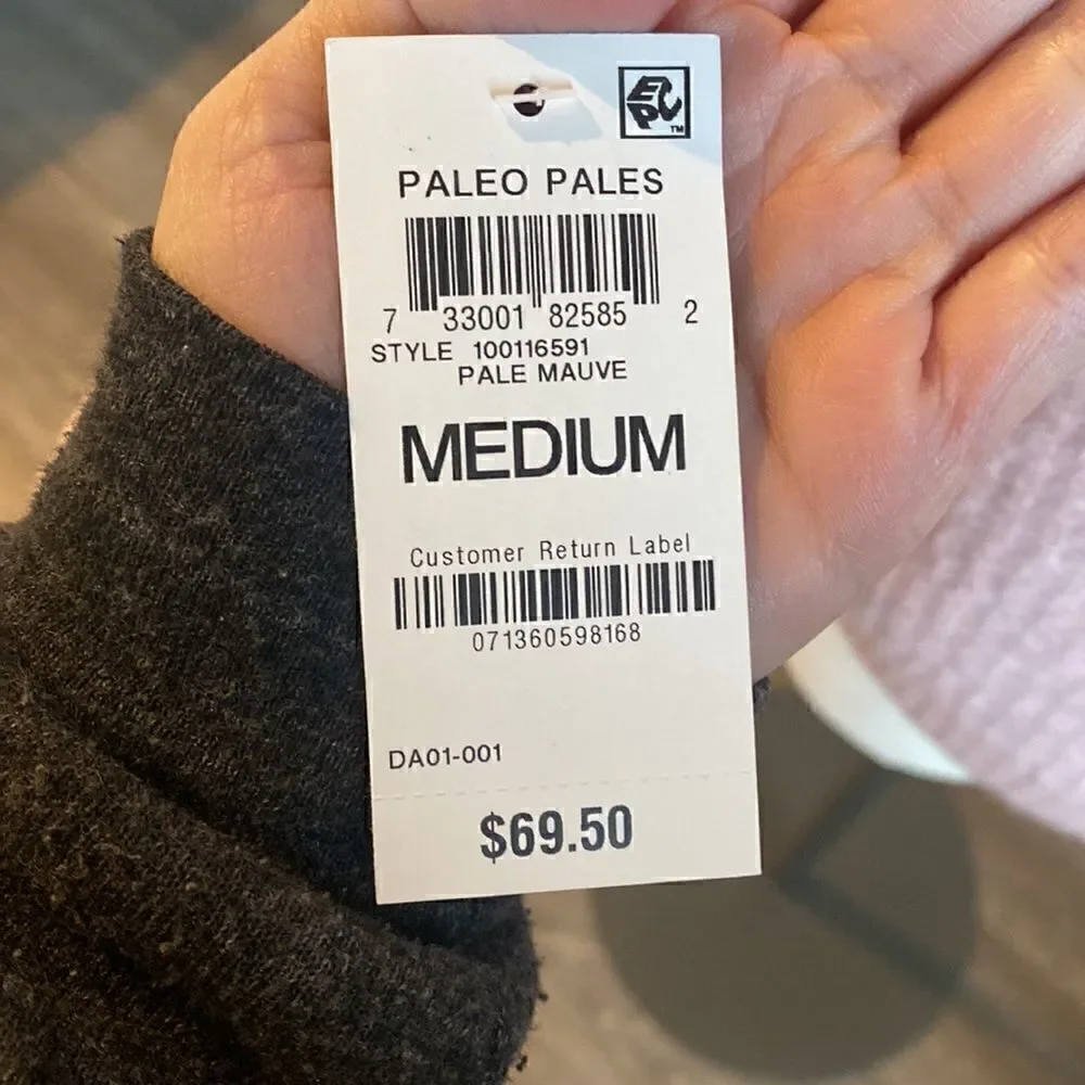Inc Pale Mauve Knit Sweater-NWT