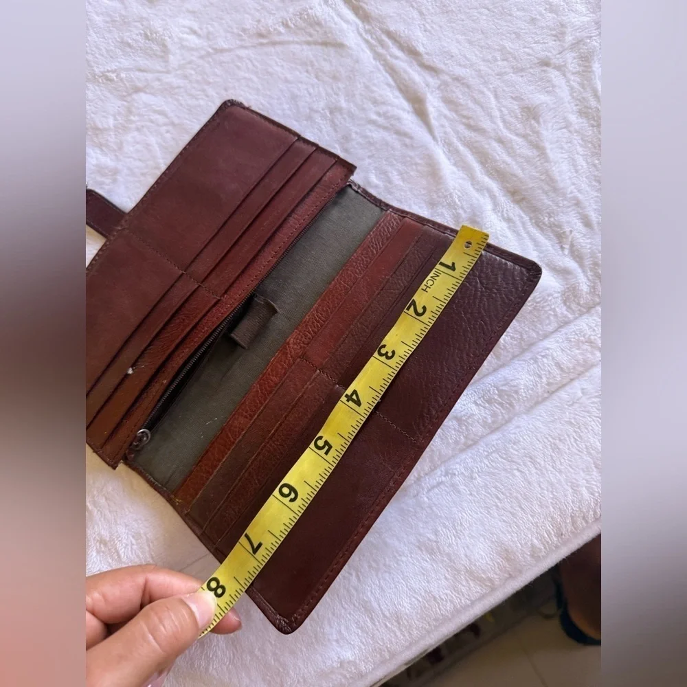 Pelle Studio wallet burgundy fold