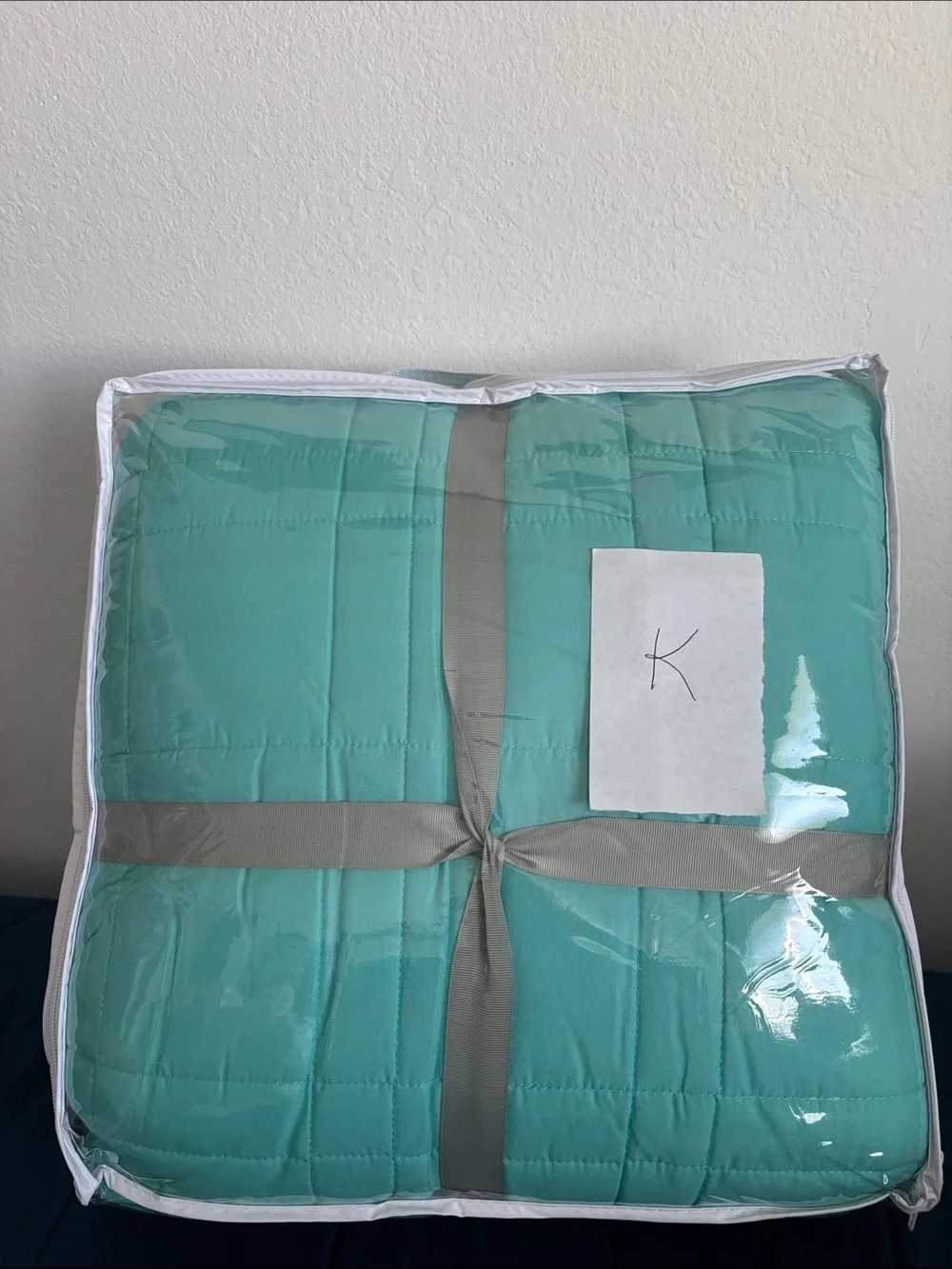 Clover Teal Quilted Comforter Set