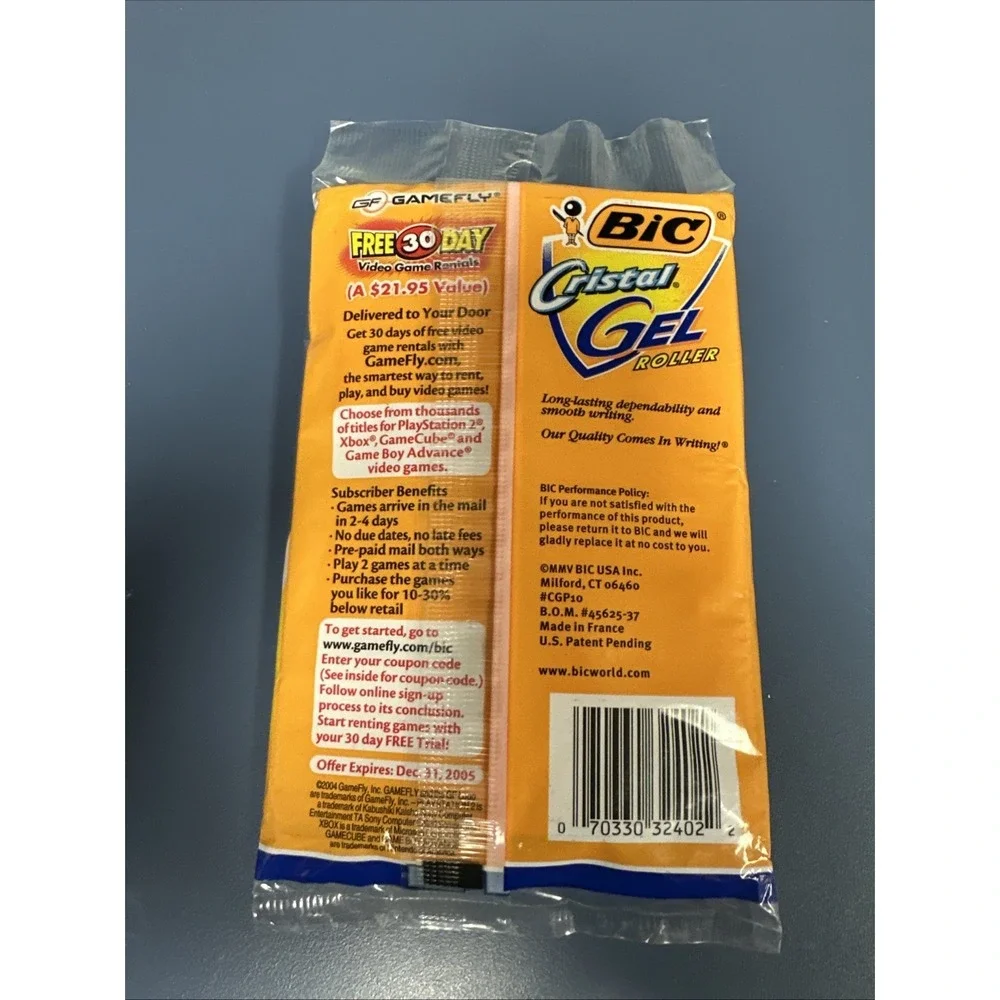 BIC ball pack blue