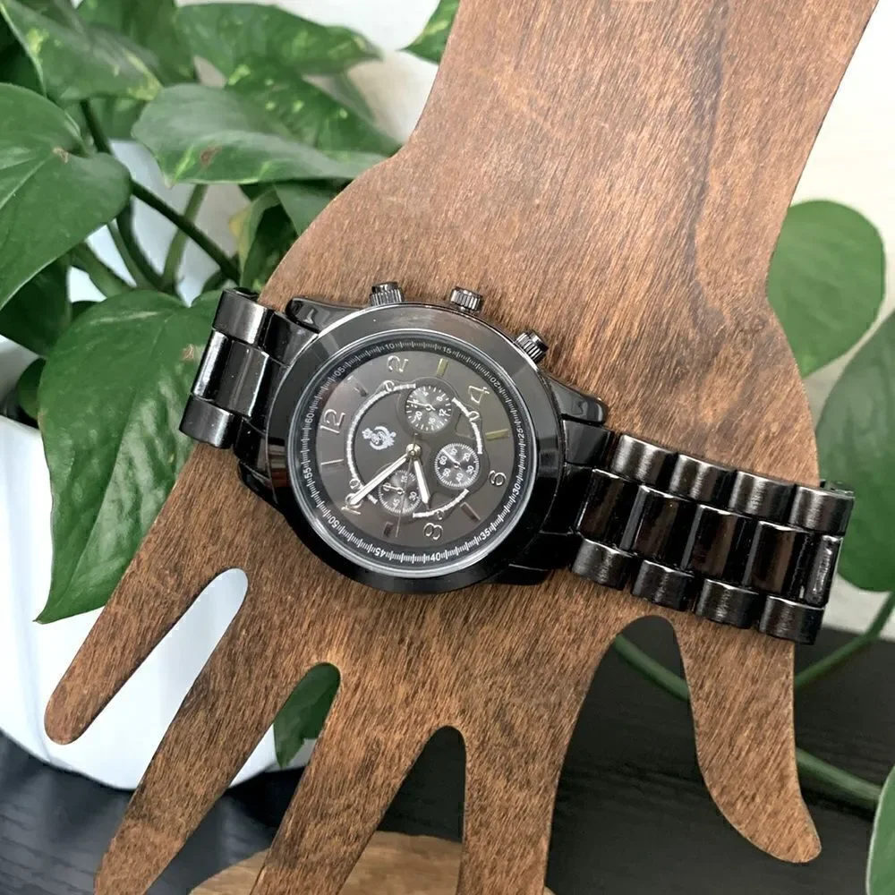 New Premier Designs Men's Black/Dark Gray Watch