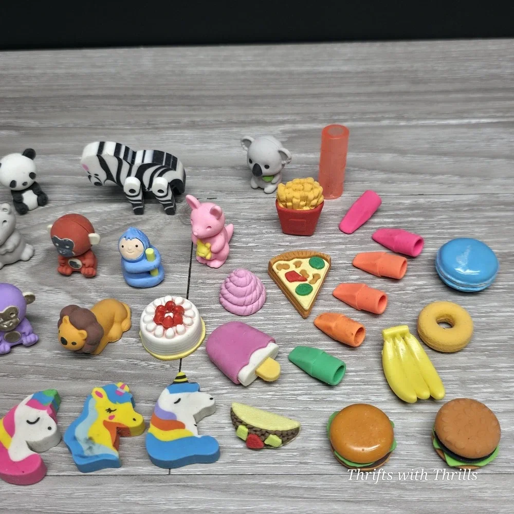 Animal Erasers animal erasers