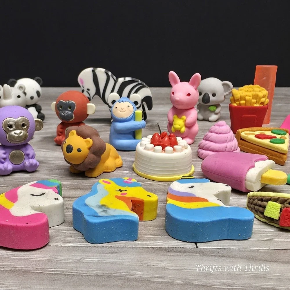 Animal Erasers animal erasers