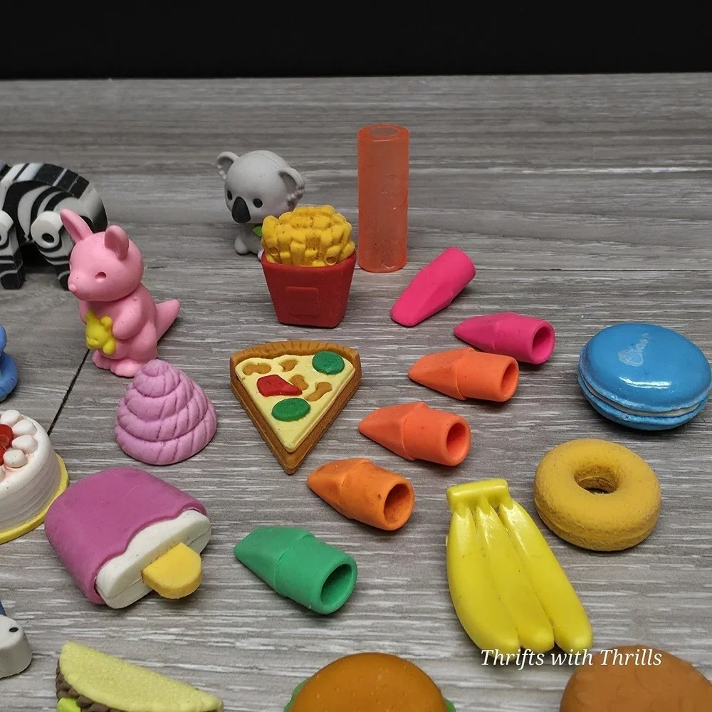 Animal Erasers animal erasers
