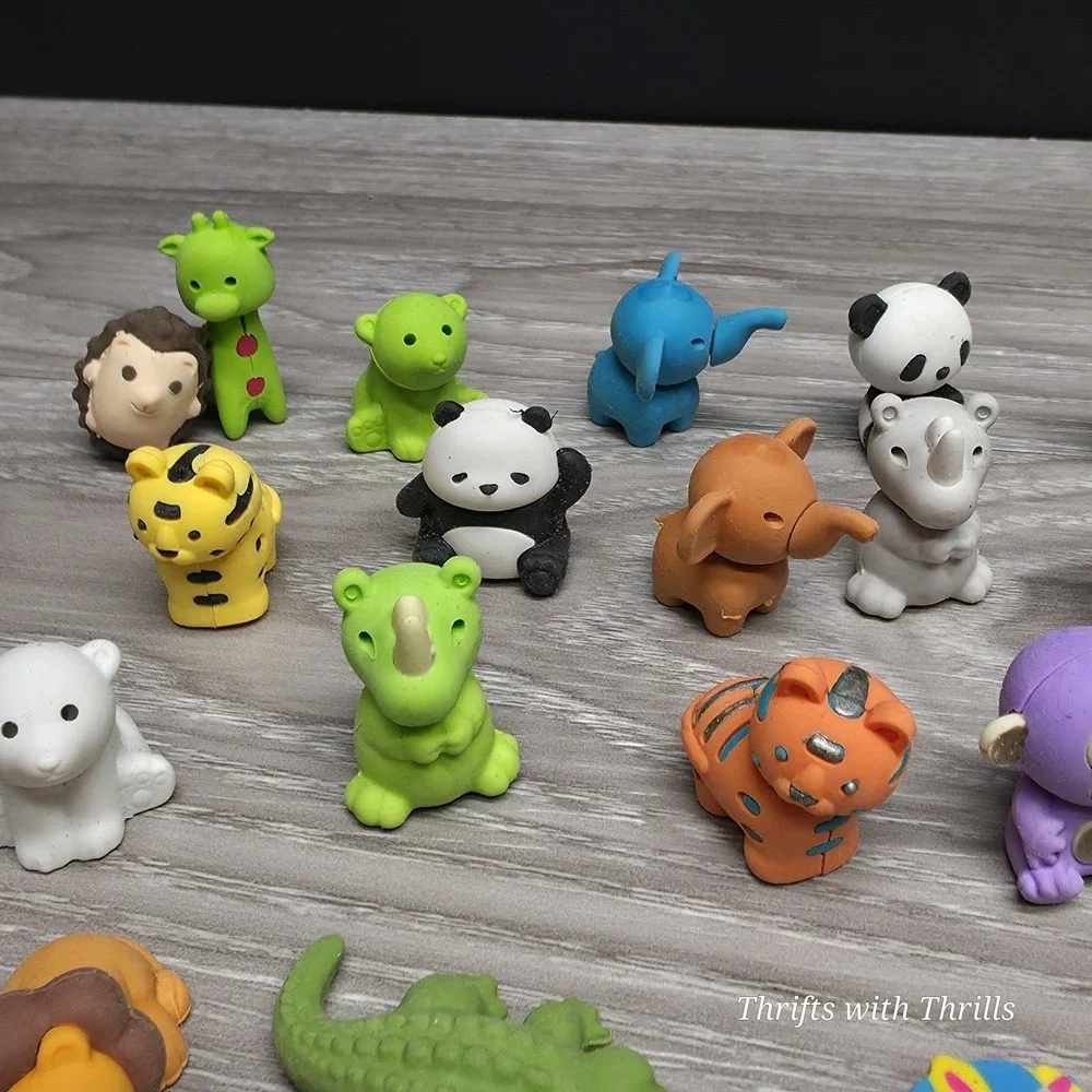 Animal Erasers animal erasers