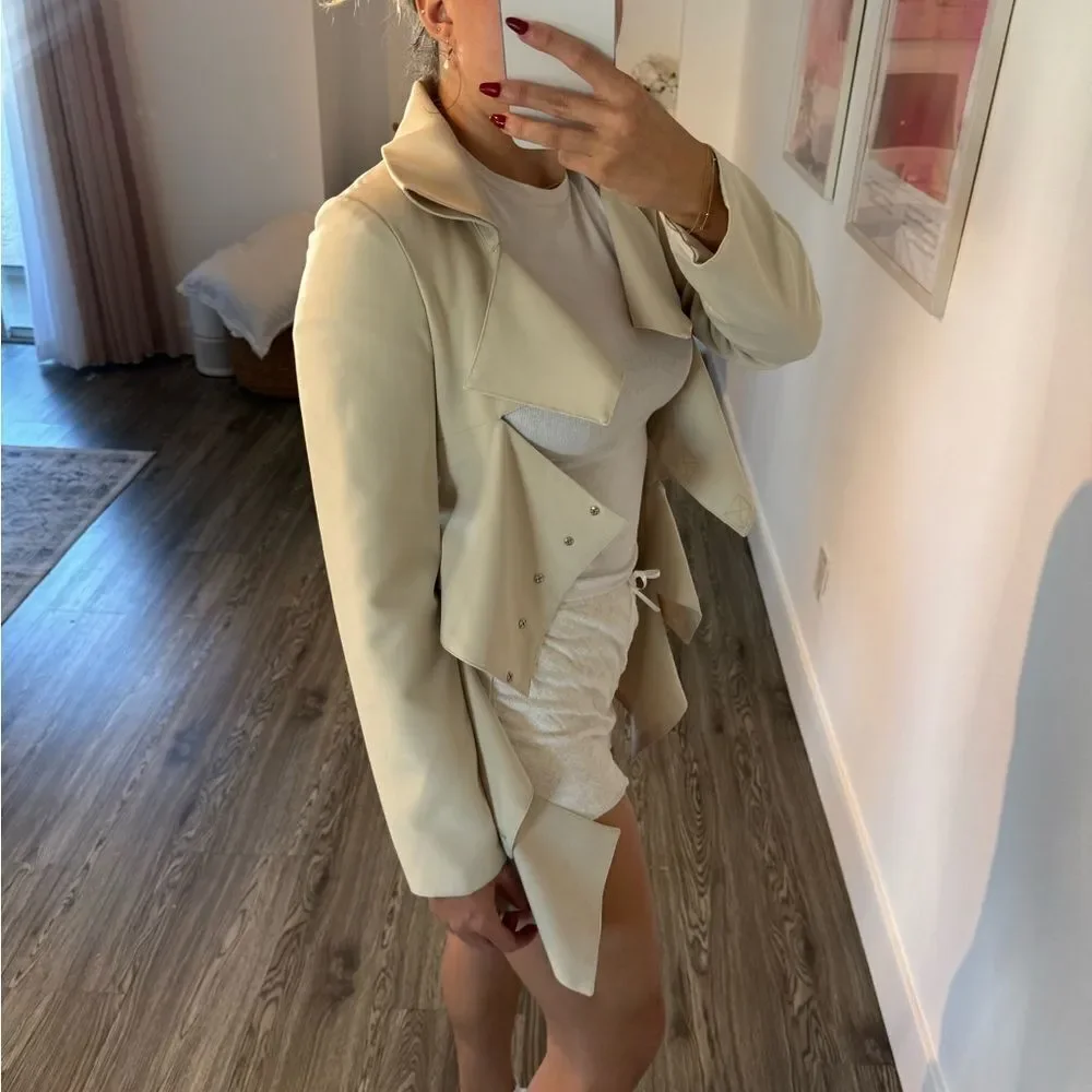 Free People jacket cream brand
