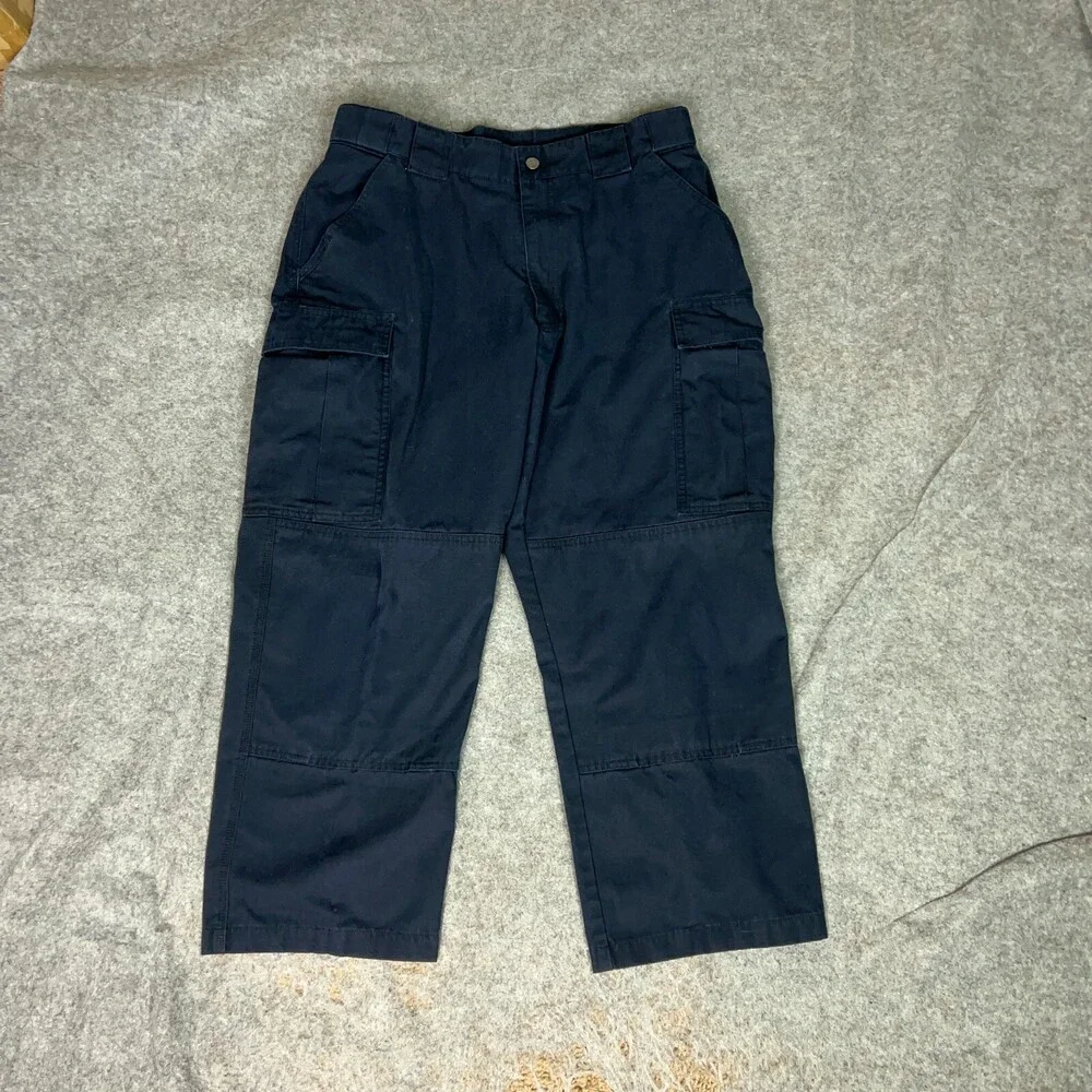 511 Tactical Mens Pants 34x26 Navy Cargo Utility Ripstop Security Tactical‎ Gorp
