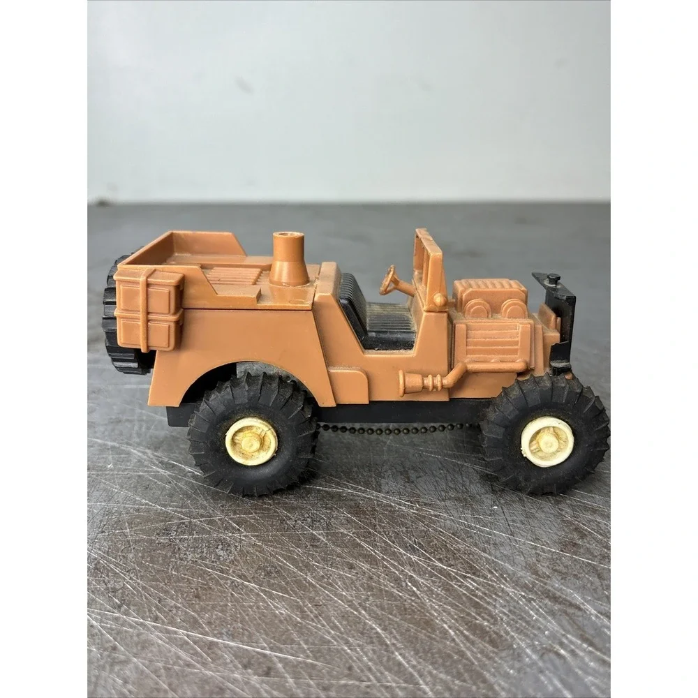VTG Remco Mighty Mike Rat Patrol Toy Jeep‎ Motorized Untested Rare HTF