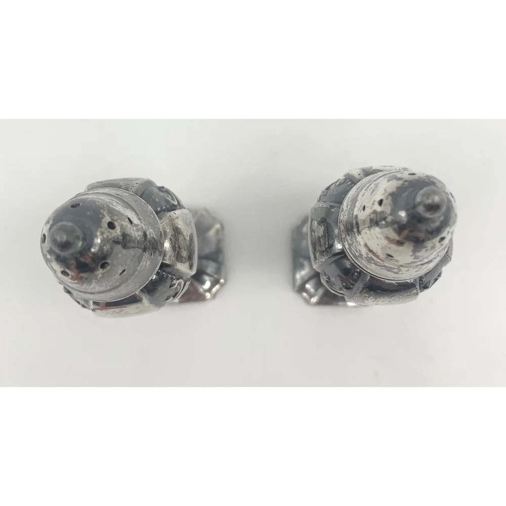 Harmony House Salt and Pepper Shakers Silver Plated Personality by Masco Vintage