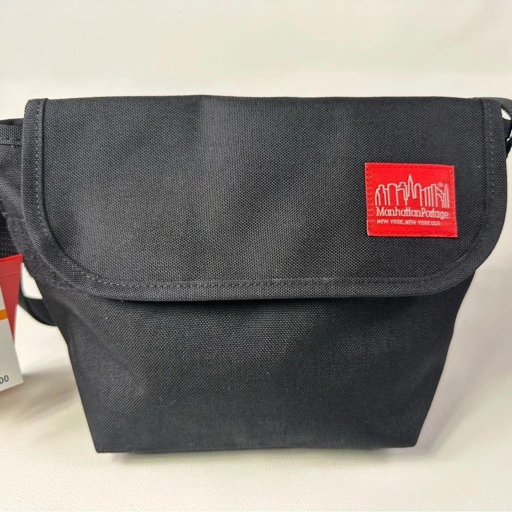 NEW Manhattan Portage Messenger Bag Black Crossbody Bag