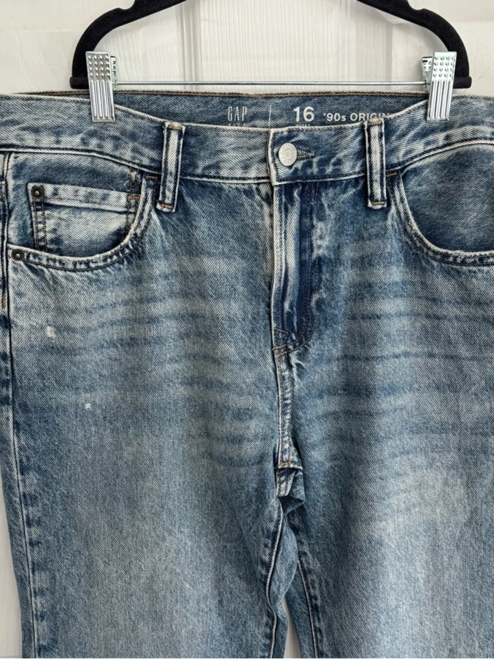 NWT Gap Kids' 90s Original Straight Leg‎ Jeans Size 16 Husky