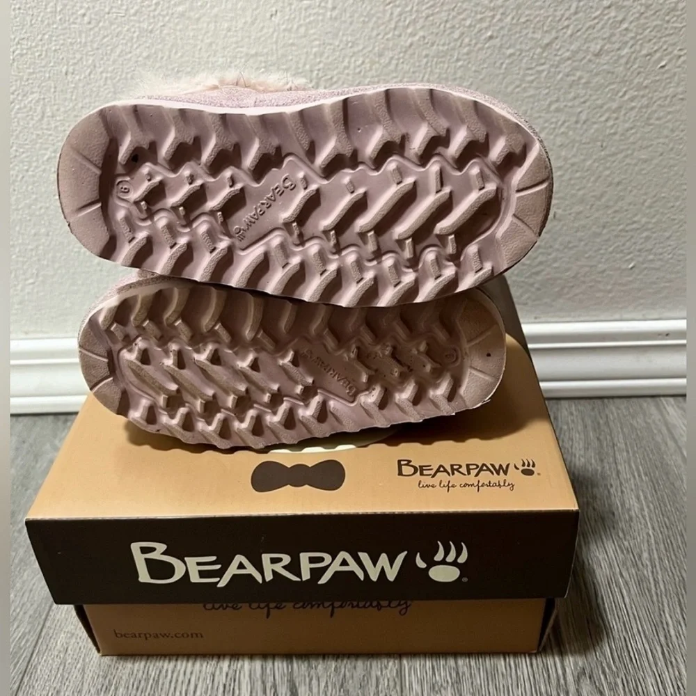 BearPaw pink suede
