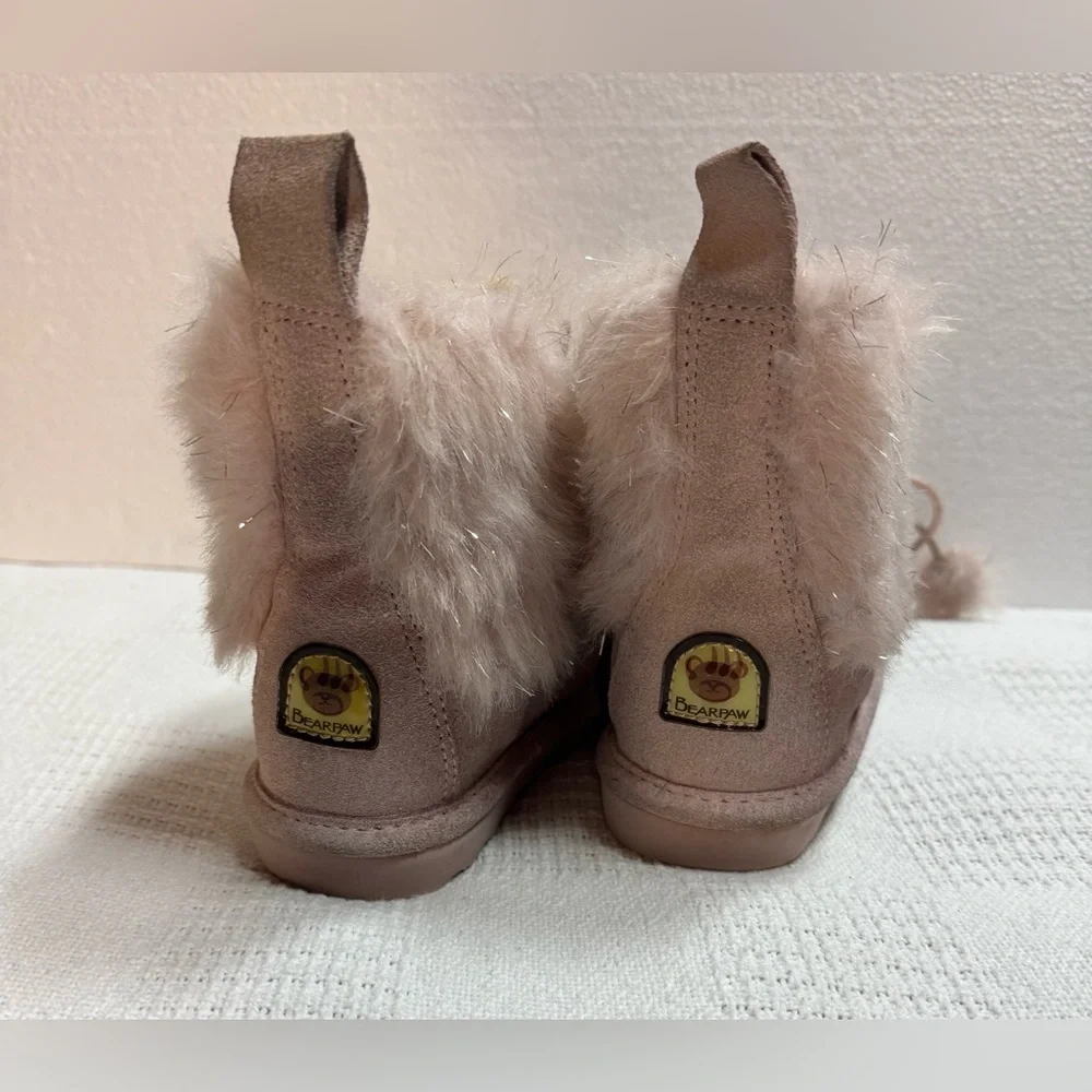 BearPaw pink suede