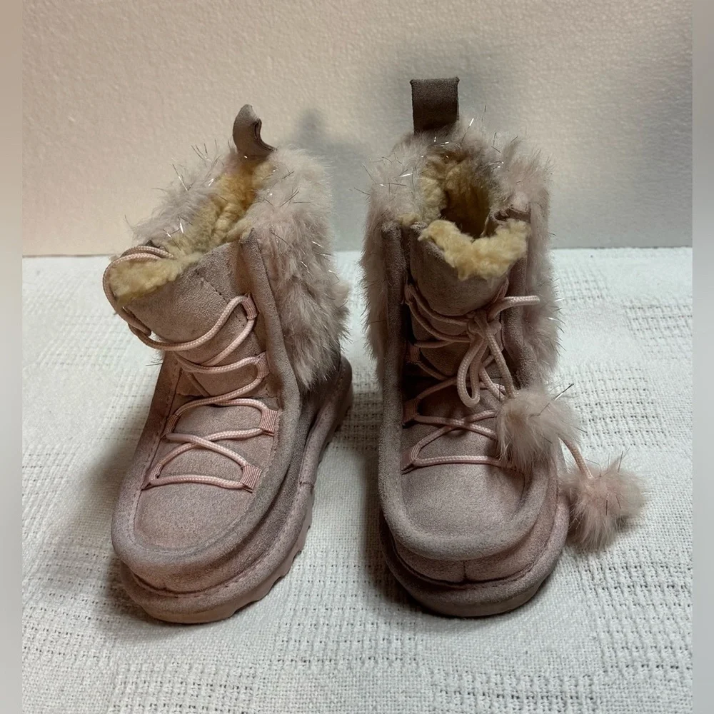 BearPaw pink suede