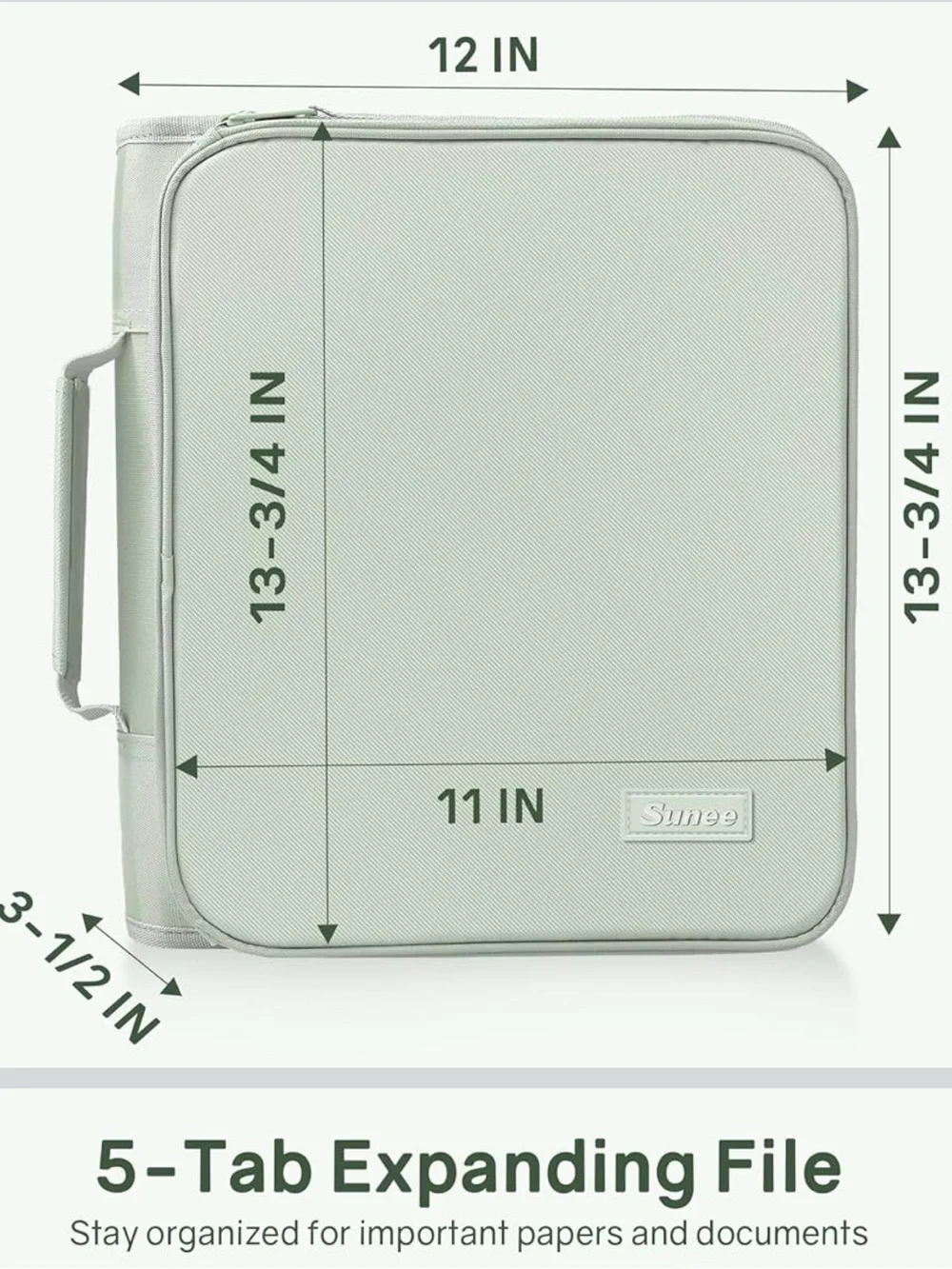 Sunee zippered binder