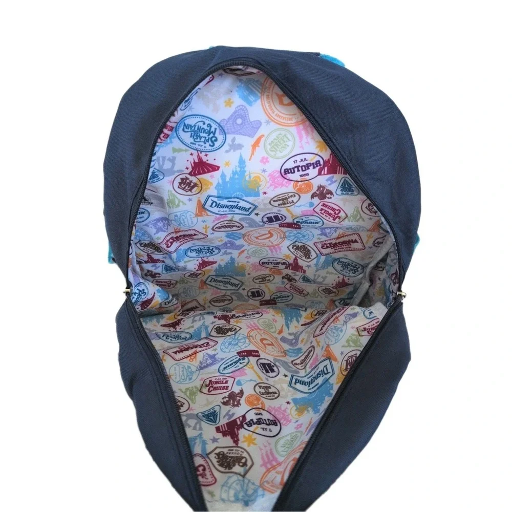 Disney Parks Passport Patches Star Tours Mickey Mouse Canvas Backpack Blue New