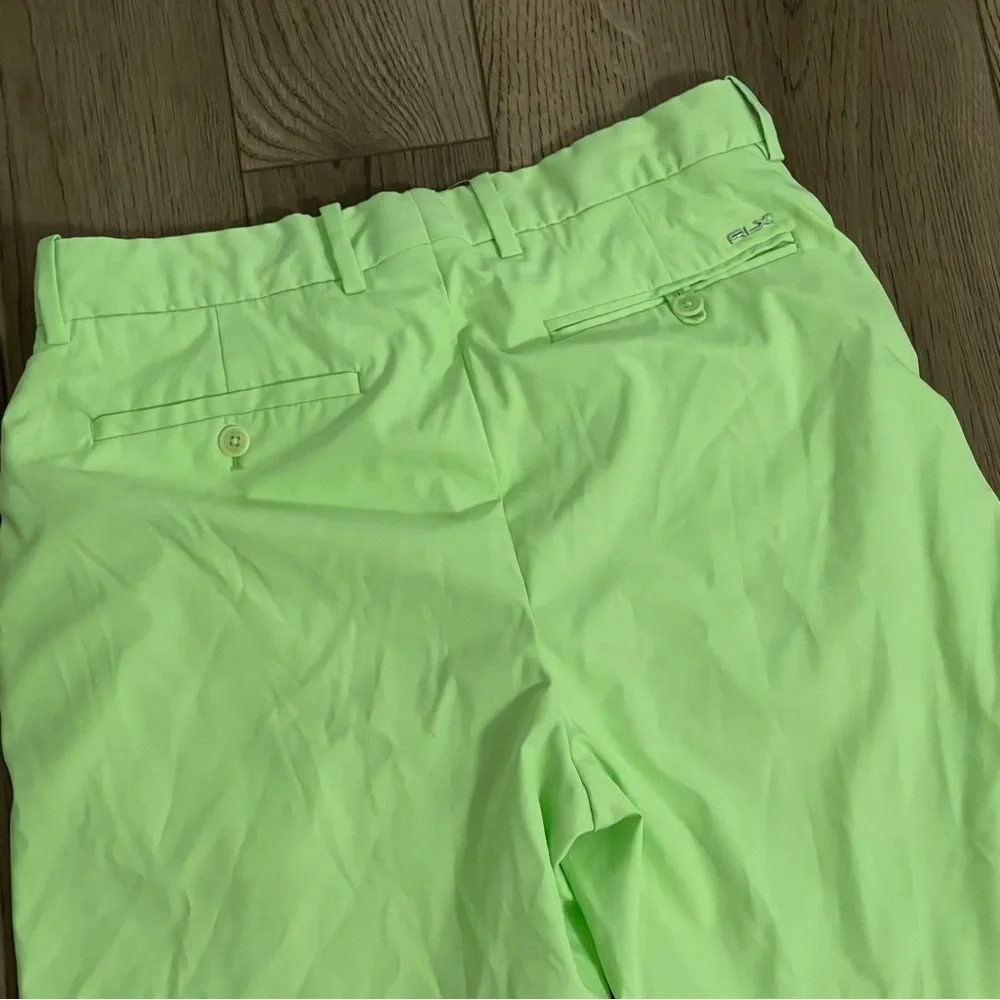 RLX Ralph Lauren Neon Green Golf Shorts Mens‎ Size 29