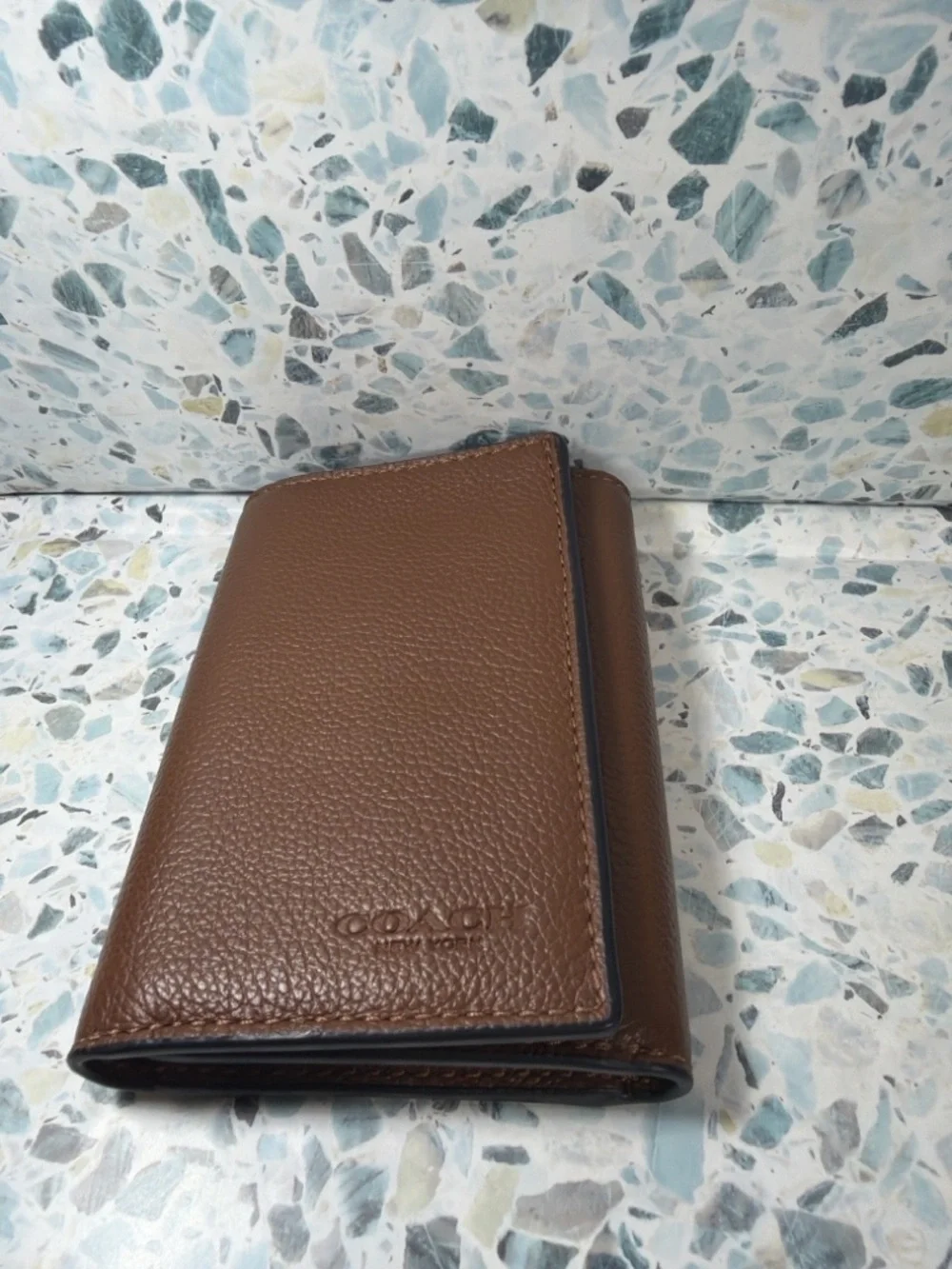 Coach pebbled leather