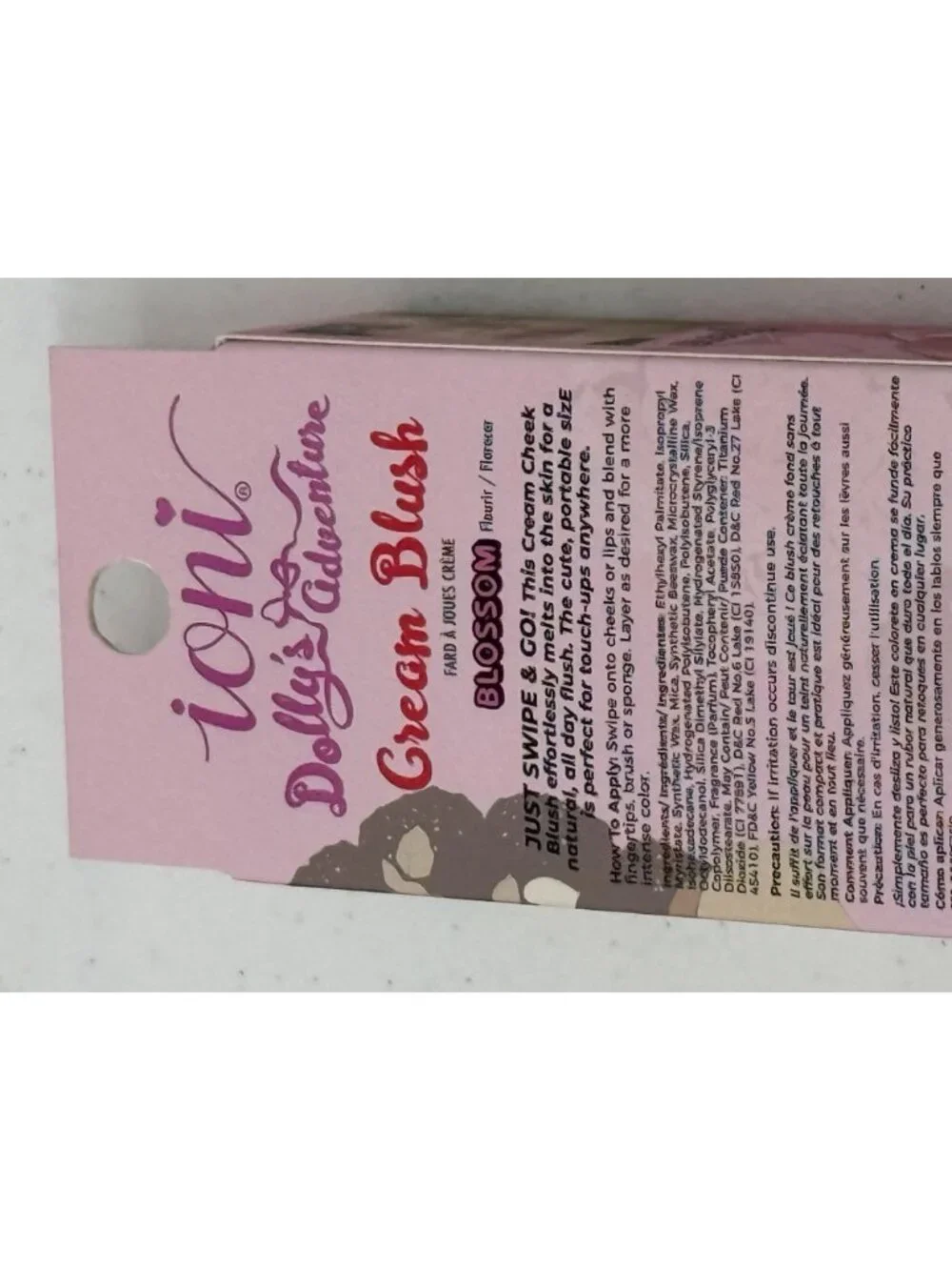 ioni Dolly's Adventure Cream Blush Blossom New In Box
