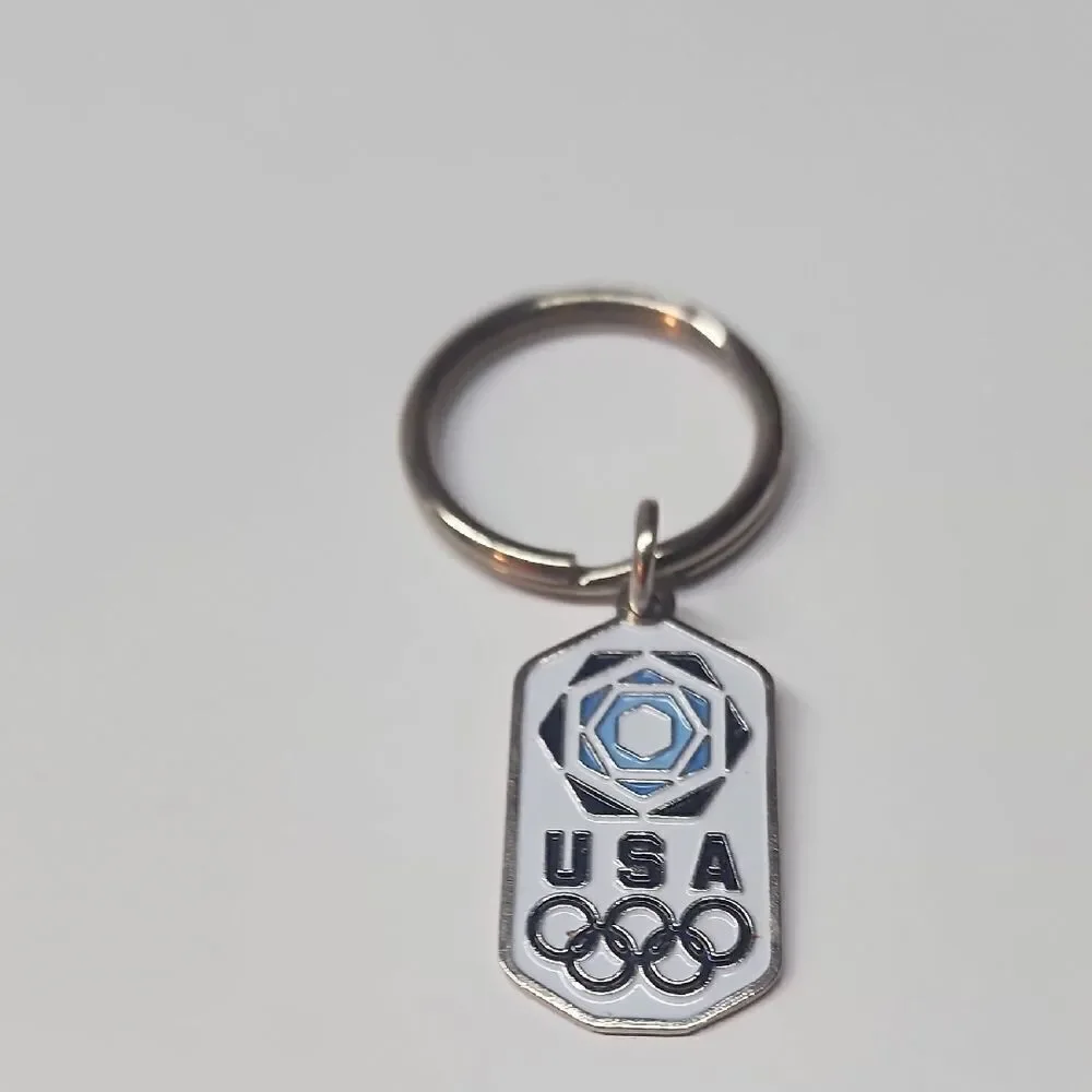 USA Olympic Emblem Keychain