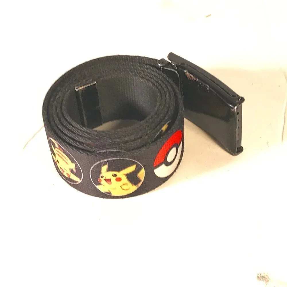 Nintendo Pokemon Pikachu Pokeball Adjustable Buckle and Belt