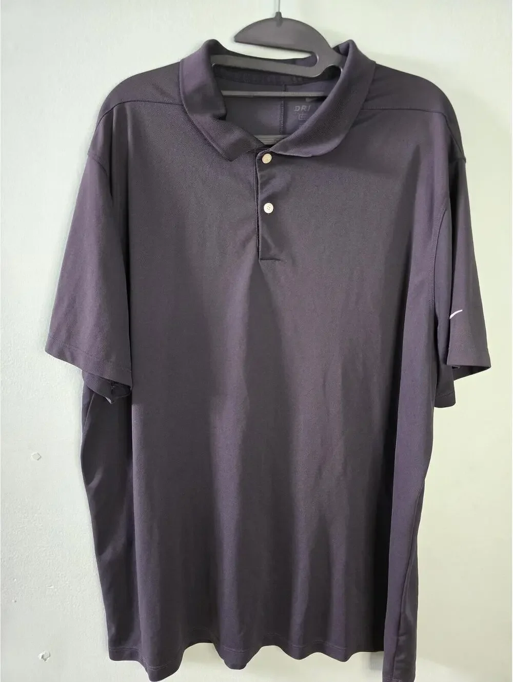 Nike Dri-FIT Standard Fit Golf Polo Shirt Men's XL Dark Gray,Athletic,sports
