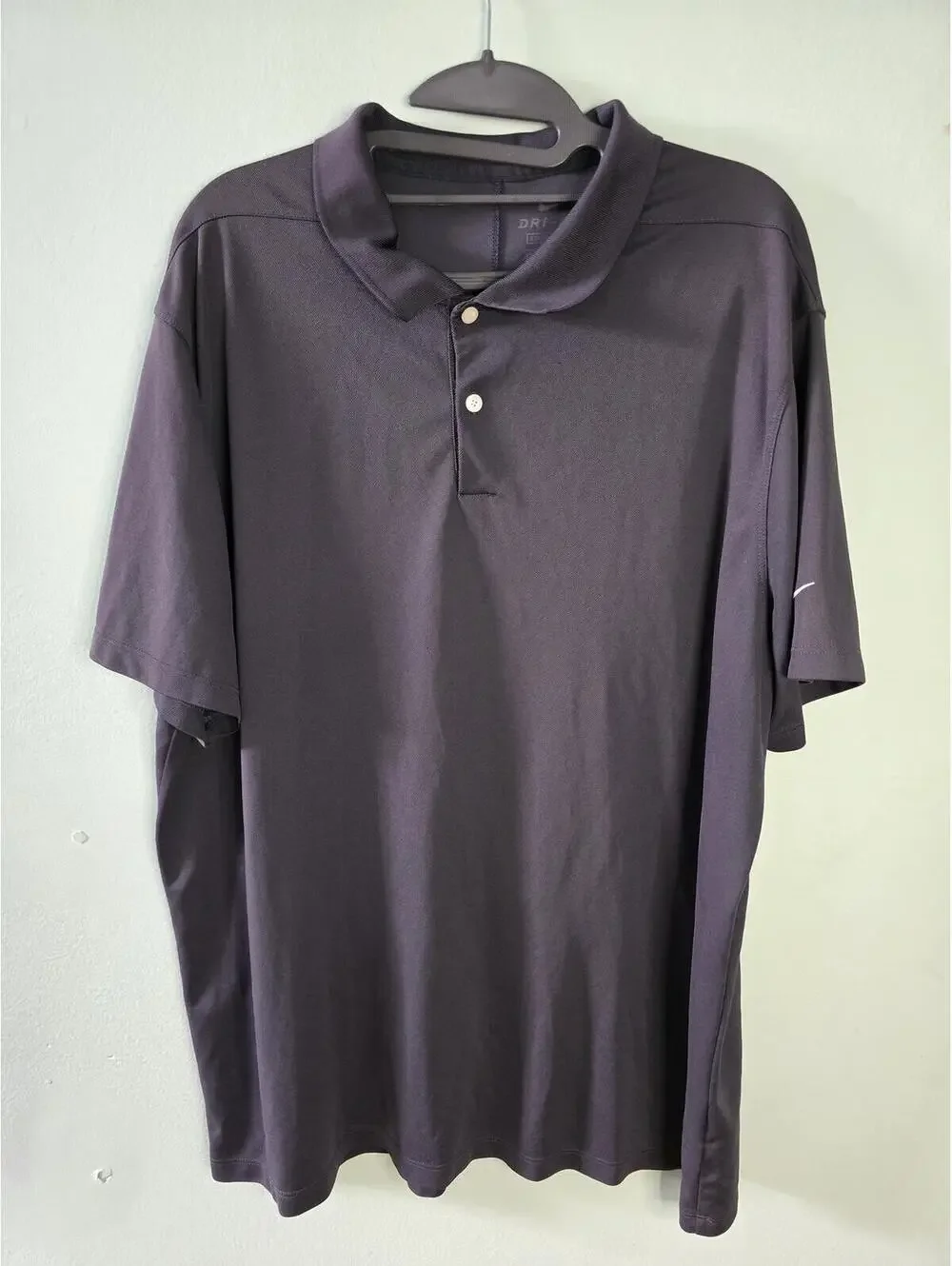 Nike Dri-FIT Standard Fit Golf Polo Shirt Men's XL Dark Gray,Athletic,sports
