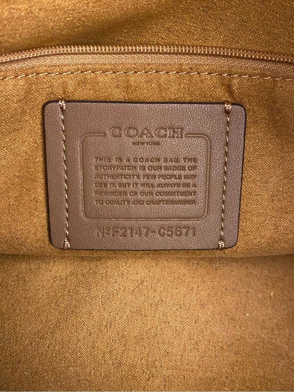 Coach pre loved
