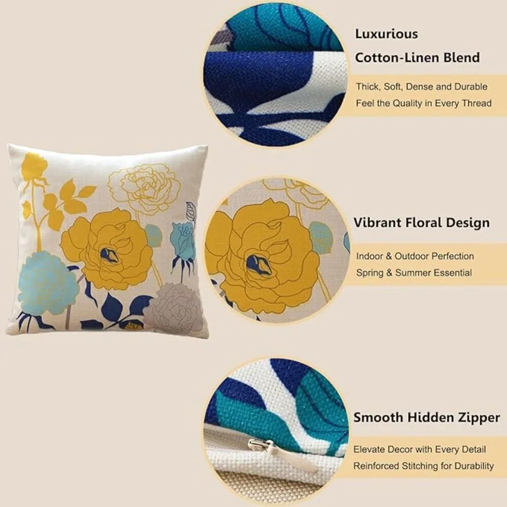 sykting floral pillow