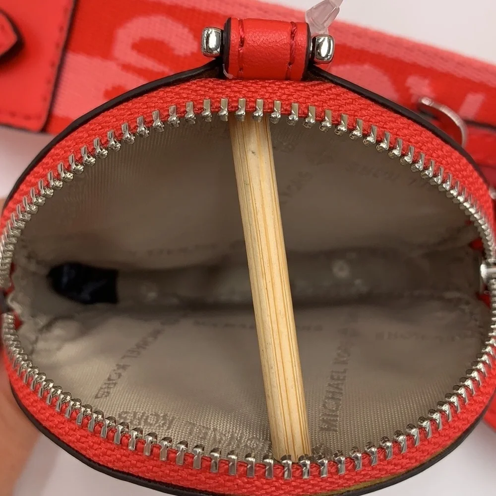 Michael Kors Jet Set Travel Tech Attached with Adjustable Coral Reef Crossbody