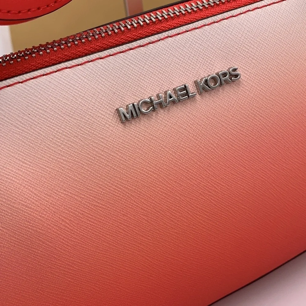 Michael Kors Jet Set Travel Tech Attached with Adjustable Coral Reef Crossbody
