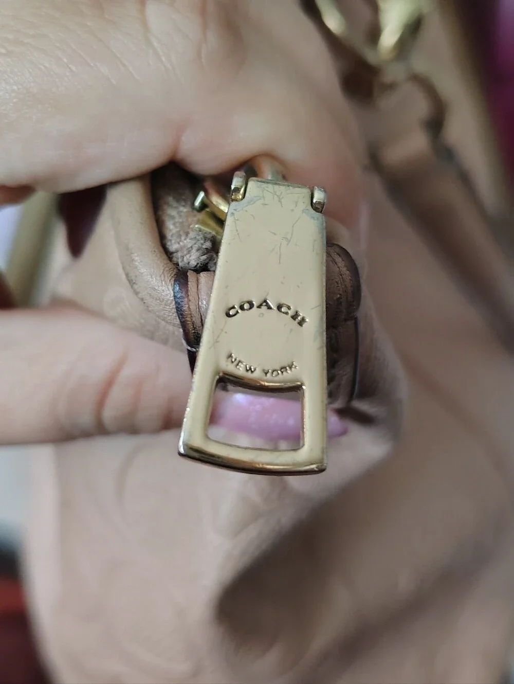 Coach this beige