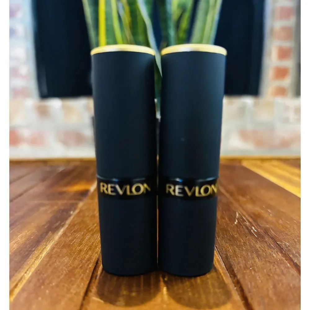 New Revlon Super Lustrous Matte Lipstick - Gold Goddess 041‎ (2)