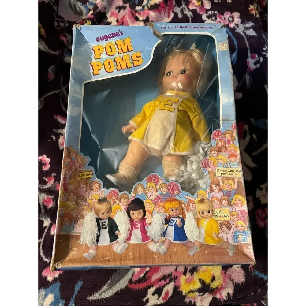 Vintage 80’s cheerleader doll in box