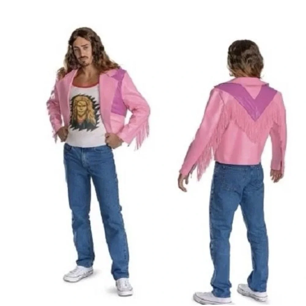 Garret Garrison Minecraft Movie Halloween Costume pink JACKET Adult S/M 38-40‎