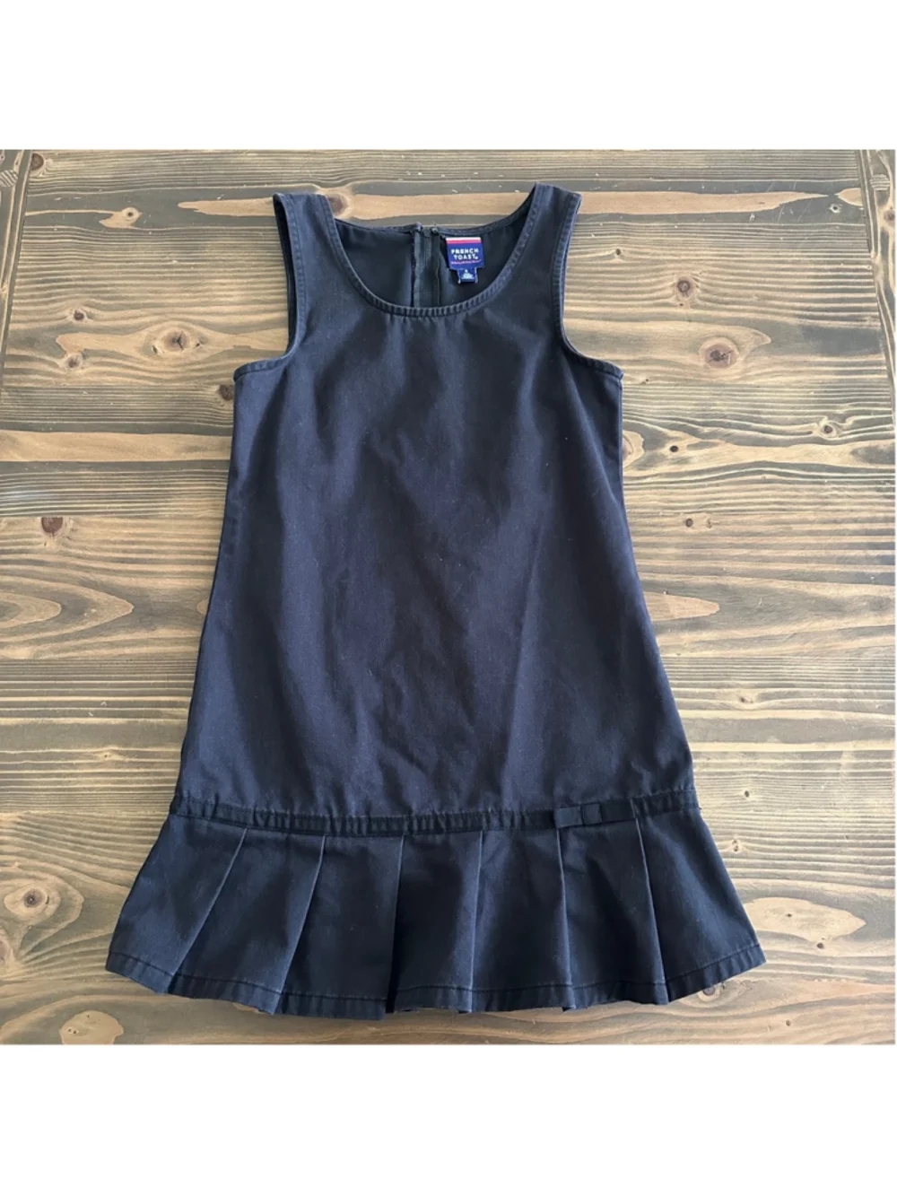 Girls School Uniform Dress Lot Old Navy French Toast Jumper Black Beige M