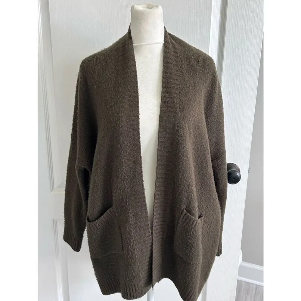 debut by Anthropologie Earth tone Open-Front Cardigan Sweater