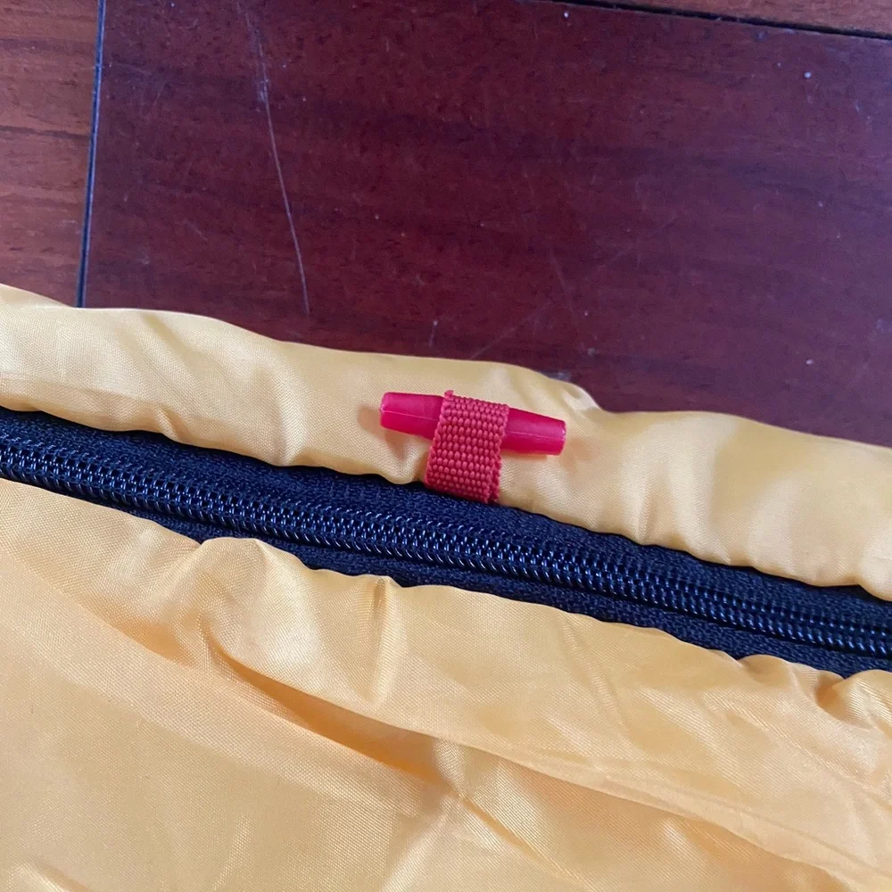Vintage‎ Coleman yellow sleeping bag 33x70” PERFECT CONDITION